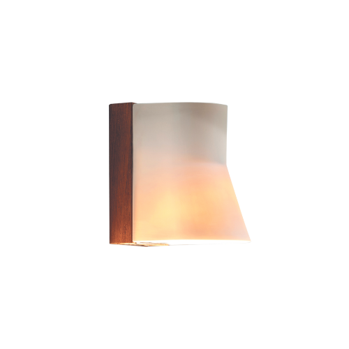 Royal Botania BEACON wandlamp LED 3W, teak/porselein wit